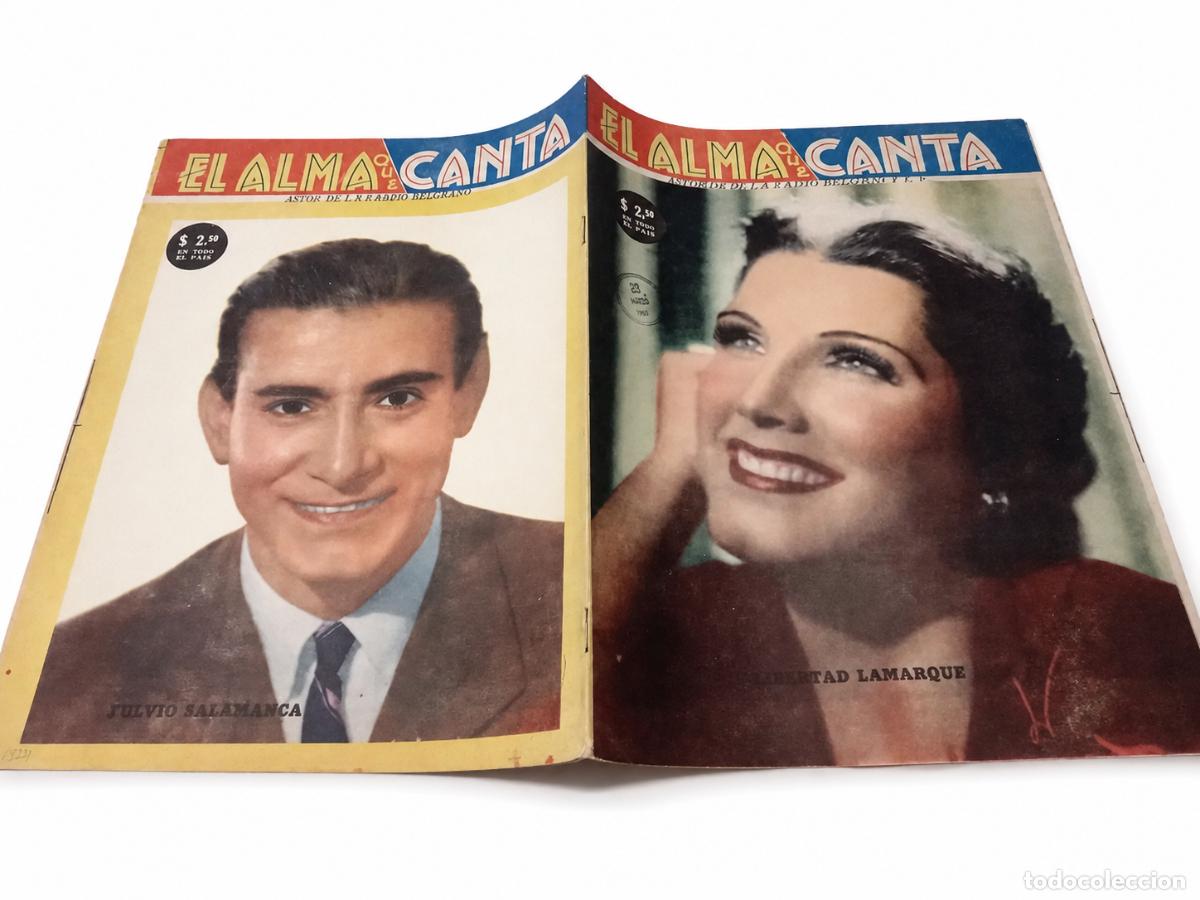 Coleccionismo de revistas y peri&oacute;dicos: EL ALMA QUE CANTA &ndash; JULIO SALAMANCA / LIBERTAD LAMARQUE LM