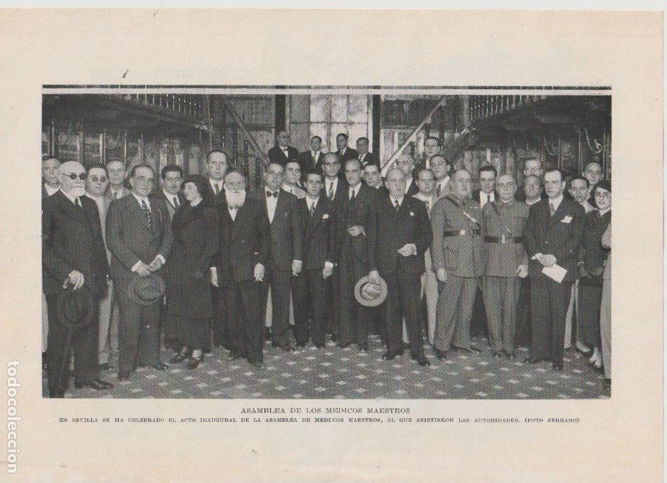 Coleccionismo de revistas y peri&oacute;dicos: * SEVILLA * Asamblea de M&eacute;dicos Maestros -1935