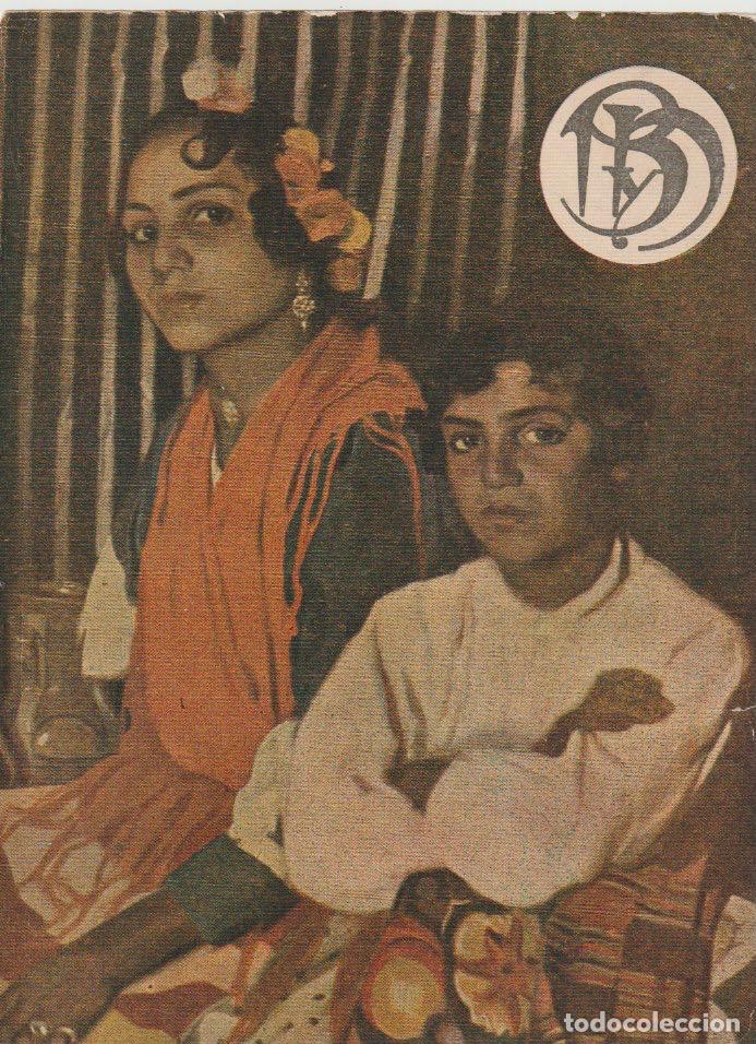 Coleccionismo de revistas y peri&oacute;dicos: [Flamencos] / fragmento de un cuadro de Rodr&iacute;guez Acosta para cubierta de revista Blanco - 1935
