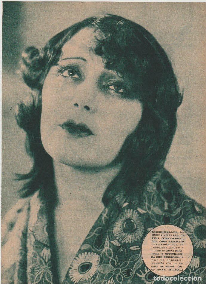 Coleccionismo de revistas y peri&oacute;dicos: * TEATRO * Raquel Meller - 1935
