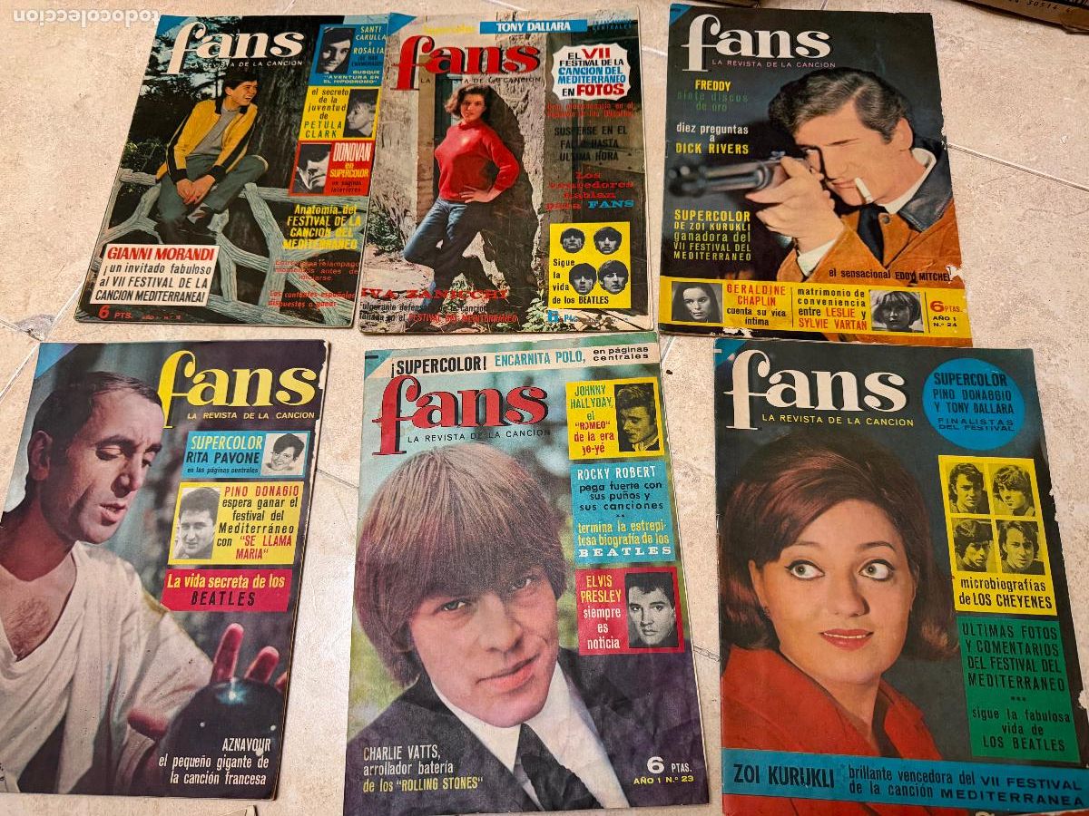 Coleccionismo de revistas y peri&oacute;dicos: Lote de revistas fans