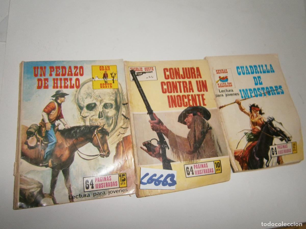 Coleccionismo de revistas y peri&oacute;dicos: LOTE DE ANTIGUAS NOVELAS DEL OESTE