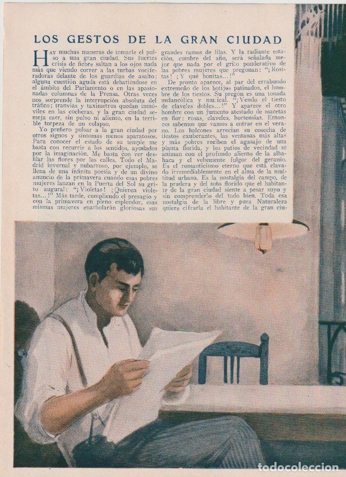 Coleccionismo de revistas y peri&oacute;dicos: Los gestos de la gran ciudad / Jos&eacute; M&ordf; Salaverr&iacute;a -1935