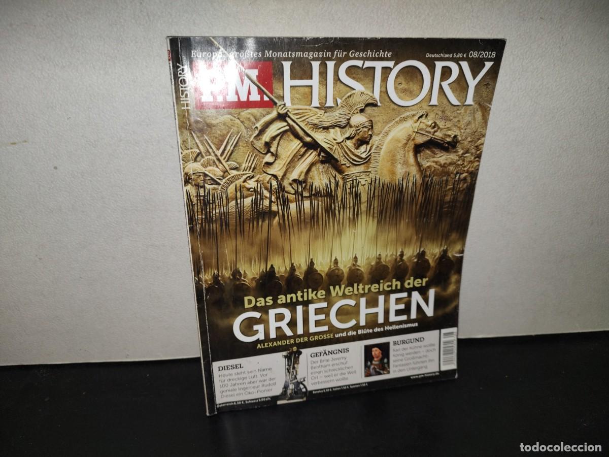 Coleccionismo de revistas y peri&oacute;dicos: 196- P.M. History. Des Antike Weltreich Der Griechen - 08/2018