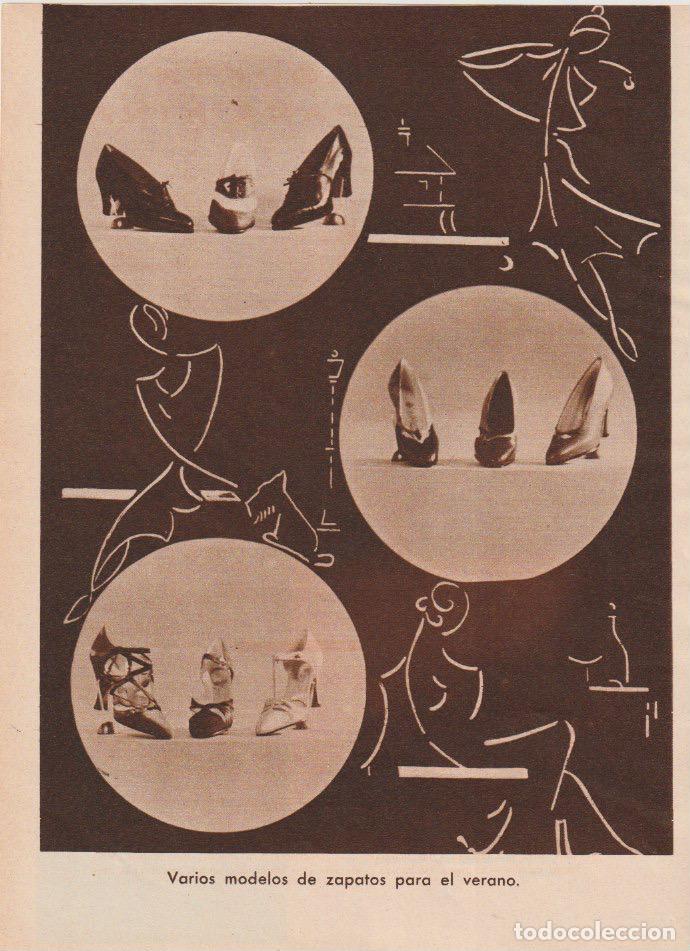 Collection Magazines and Newspapers: * MODA FEMENINA * Modelos de zapatos para verano -1935