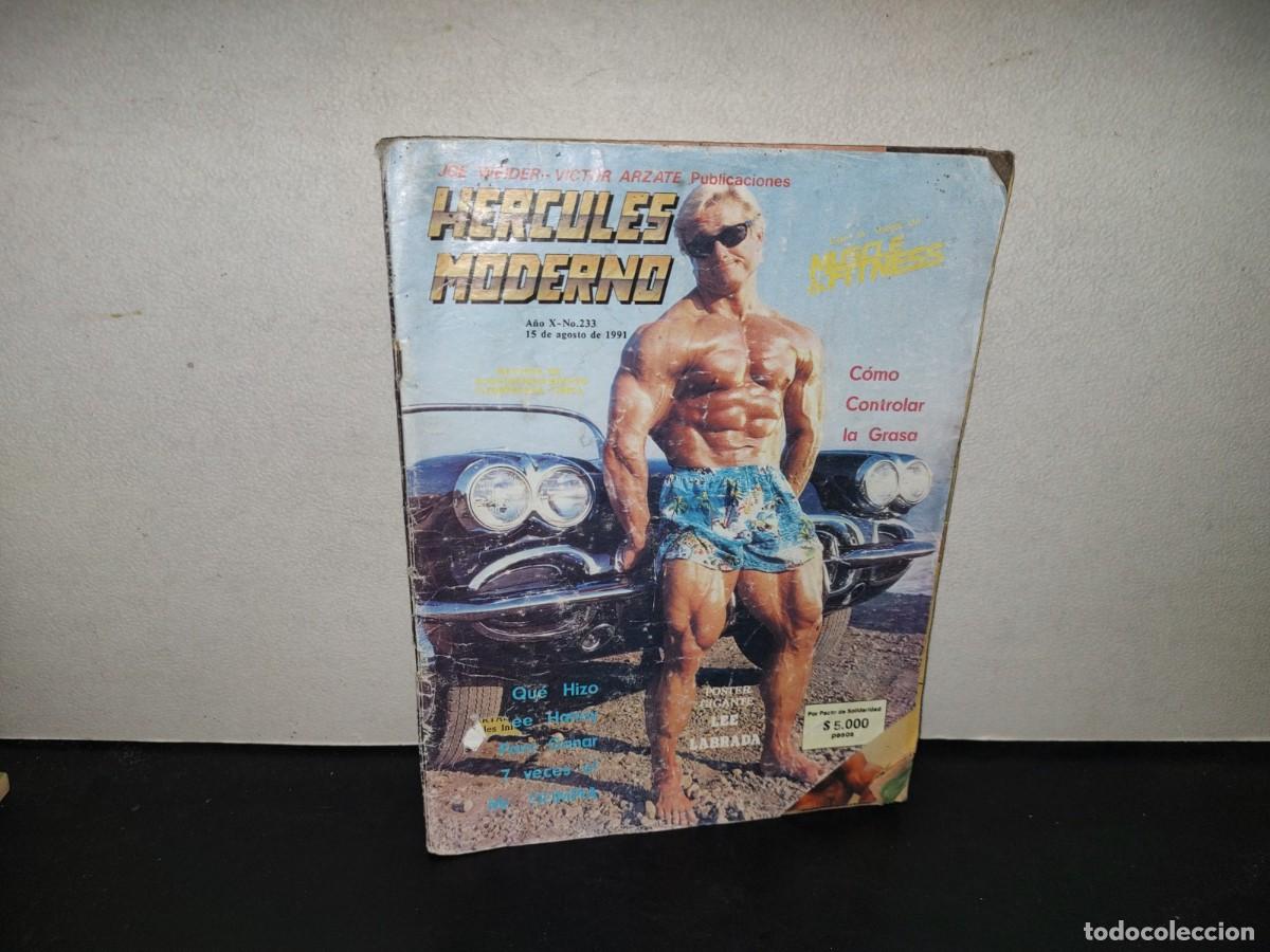 Coleccionismo de revistas y peri&oacute;dicos: 196- Revista De Culturismo. H&eacute;rcules Moderno. Tom Platz - A&ntilde;o X, No. 233, 15 De Agosto De 1991