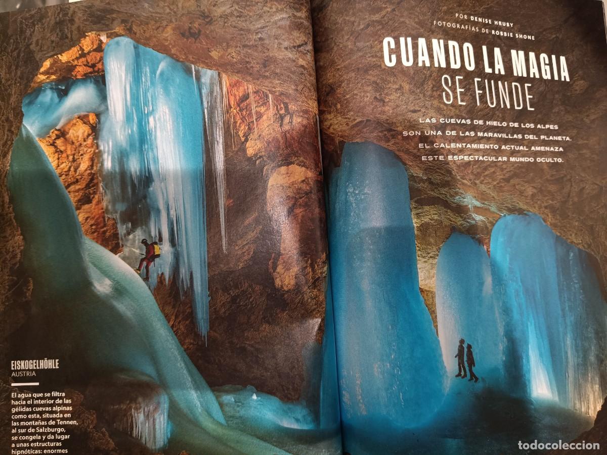 Coleccionismo de revistas y peri&oacute;dicos: LAS CUEVAS DE HIELO DE LOS ALPES. 18 P&Aacute;GINAS DE NATIONAL GEOGRAPHIC CON MAGNIFICAS FOTOGRAFIAS