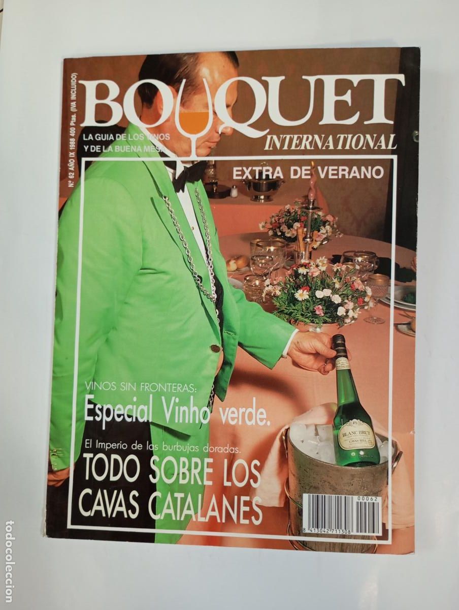 Coleccionismo de revistas y peri&oacute;dicos: REVISTA BOUQUET INTERNATIONAL N&ordm; 62. A&Ntilde;O IX. 1988. EXTRA DE VERANO. CAVAS CATALANES. TDKC68