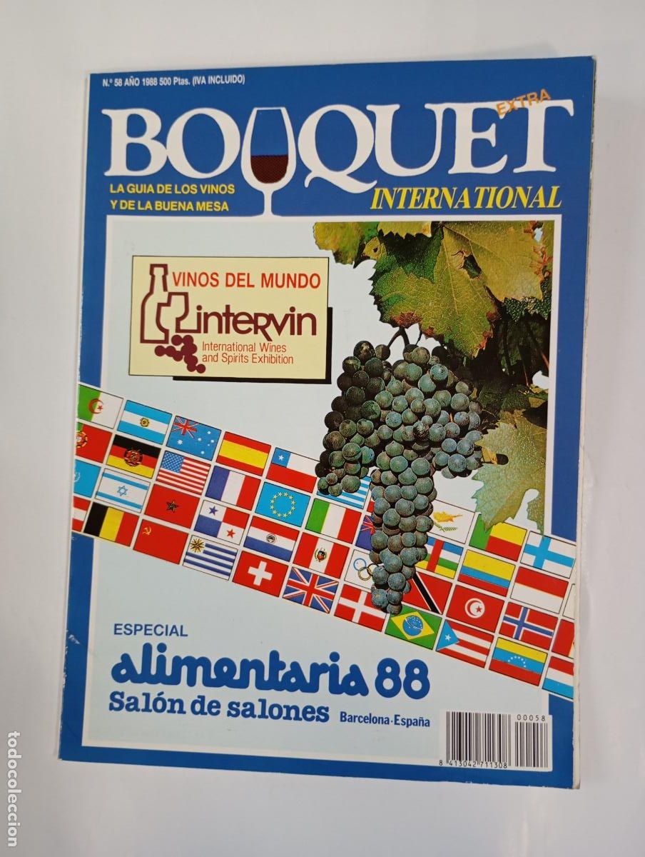 Coleccionismo de revistas y peri&oacute;dicos: REVISTA BOUQUET INTERNATIONAL N&ordm; 58. A&Ntilde;O 1988. EXTRA ALIMENTARIA. TDKC68