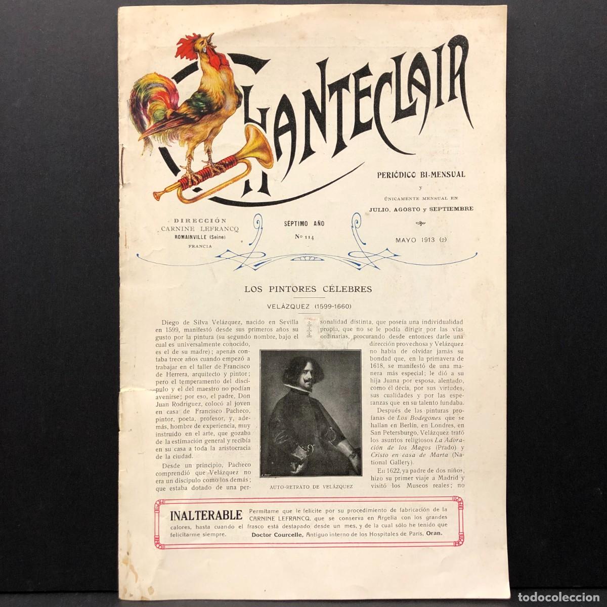 Colecionismo de Revistas e Jornais: CHANTECLAIR - PERI&Oacute;DICO BIMENSUAL - N&ordm; 114 - MAYO 1913 / 341