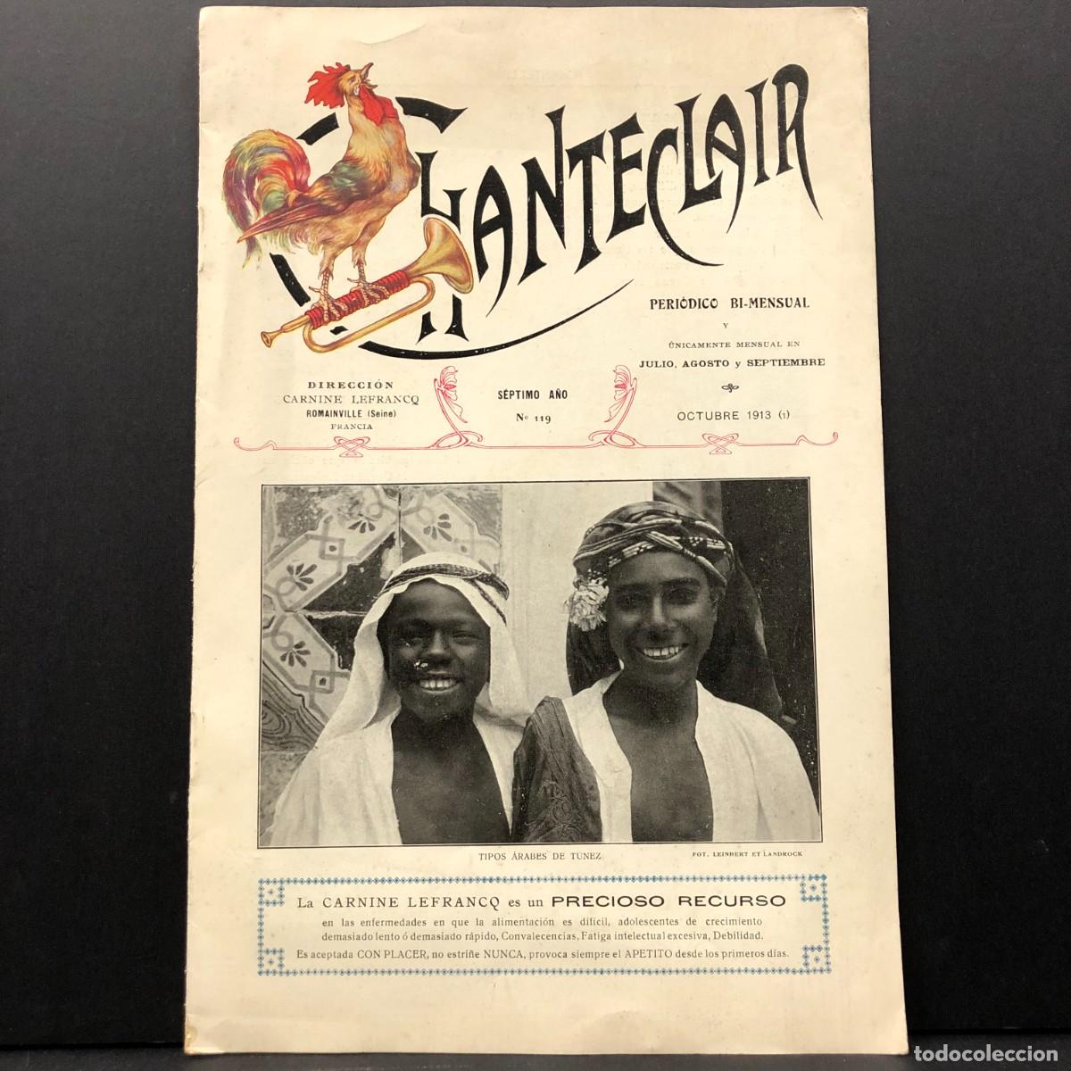 Colecionismo de Revistas e Jornais: CHANTECLAIR - PERI&Oacute;DICO BIMENSUAL - N&ordm; 119 - OCTUBRE 1913 / 342