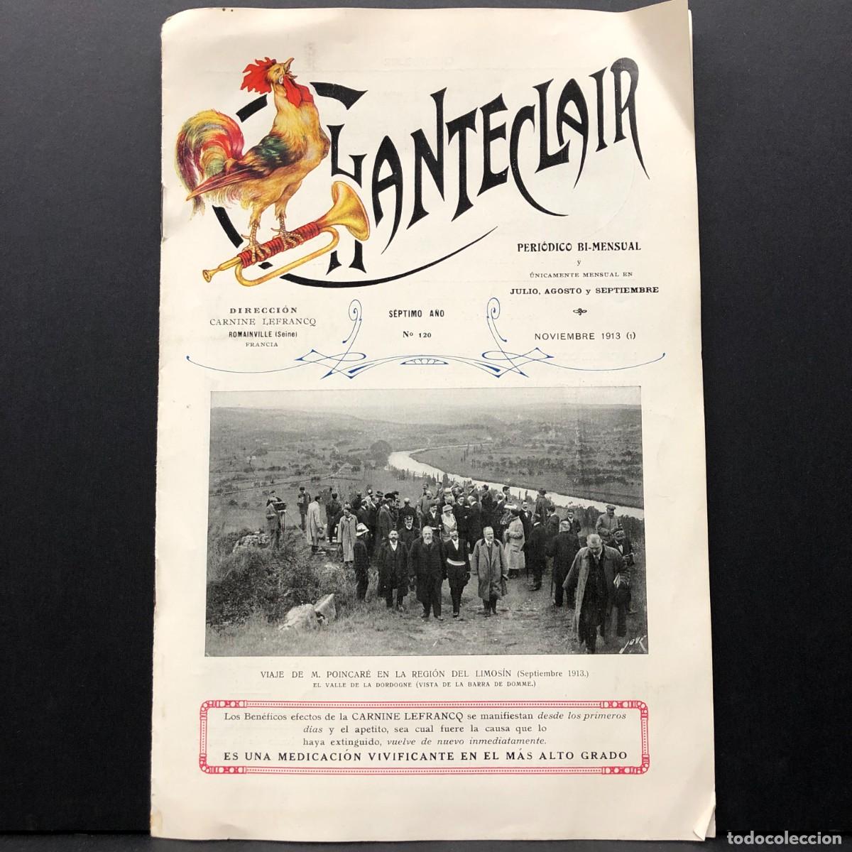 Colecionismo de Revistas e Jornais: CHANTECLAIR - PERI&Oacute;DICO BIMENSUAL - N&ordm; 120 - NOVIEMBRE 1913 / 343