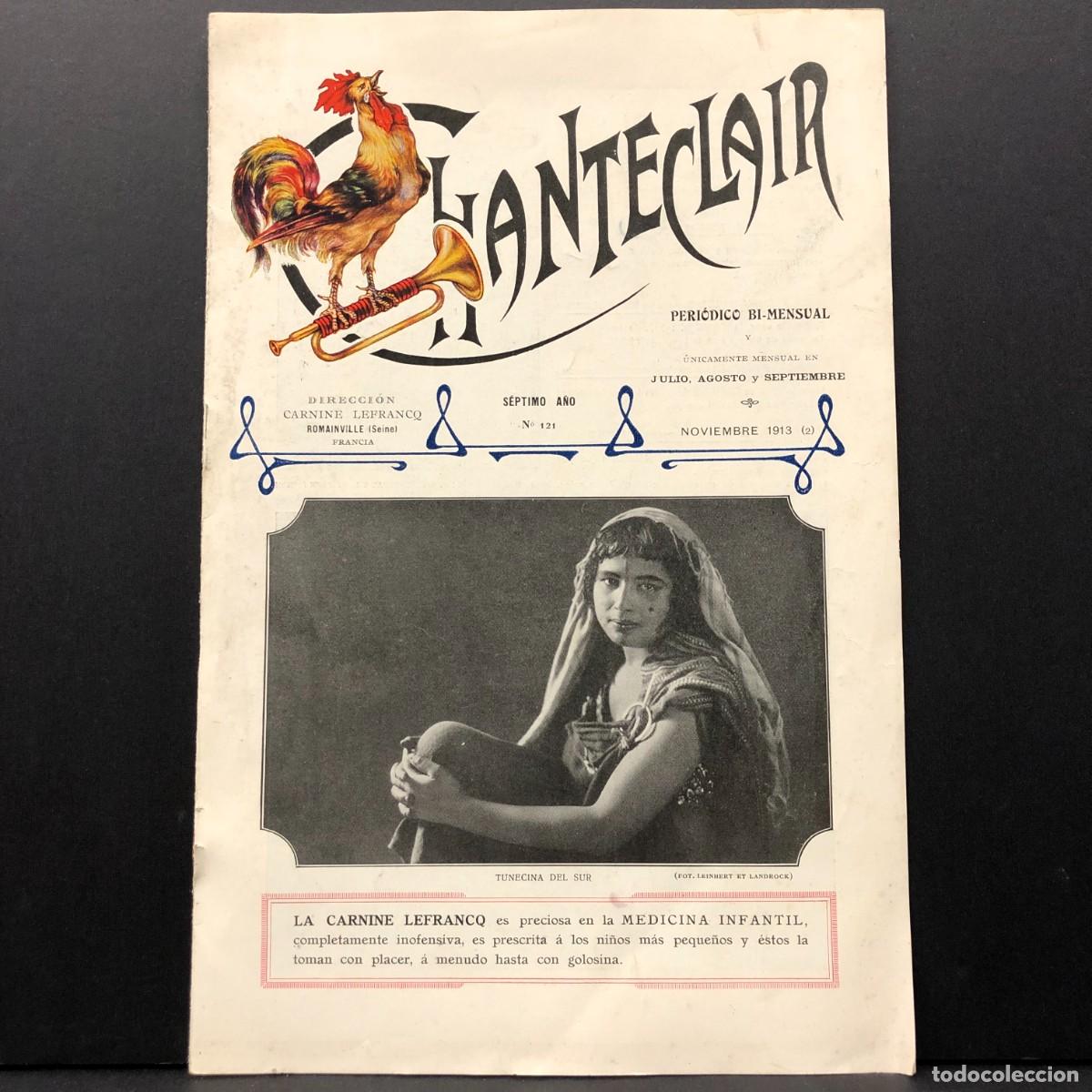 Colecionismo de Revistas e Jornais: CHANTECLAIR - PERI&Oacute;DICO BIMENSUAL - N&ordm; 121 - NOVIEMBRE 1913 / 344
