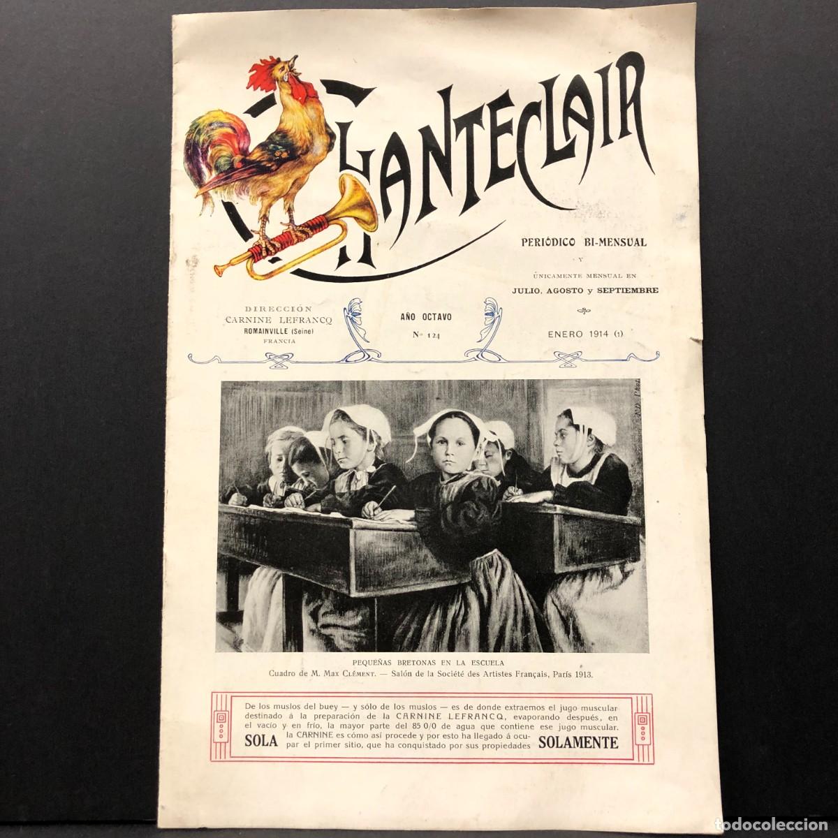 Colecionismo de Revistas e Jornais: CHANTECLAIR - PERI&Oacute;DICO BIMENSUAL - N&ordm; 124 - ENERO 1914 / 345