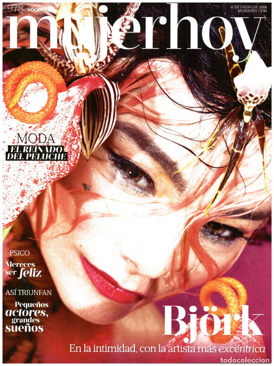 Coleccionismo de revistas y peri&oacute;dicos: REVISTA MUJER HOY978: BJORK / LAURA PONTE / KRISTIN SCOTT THOMAS / GARBINE MUGURUZA / AMINA HELMI