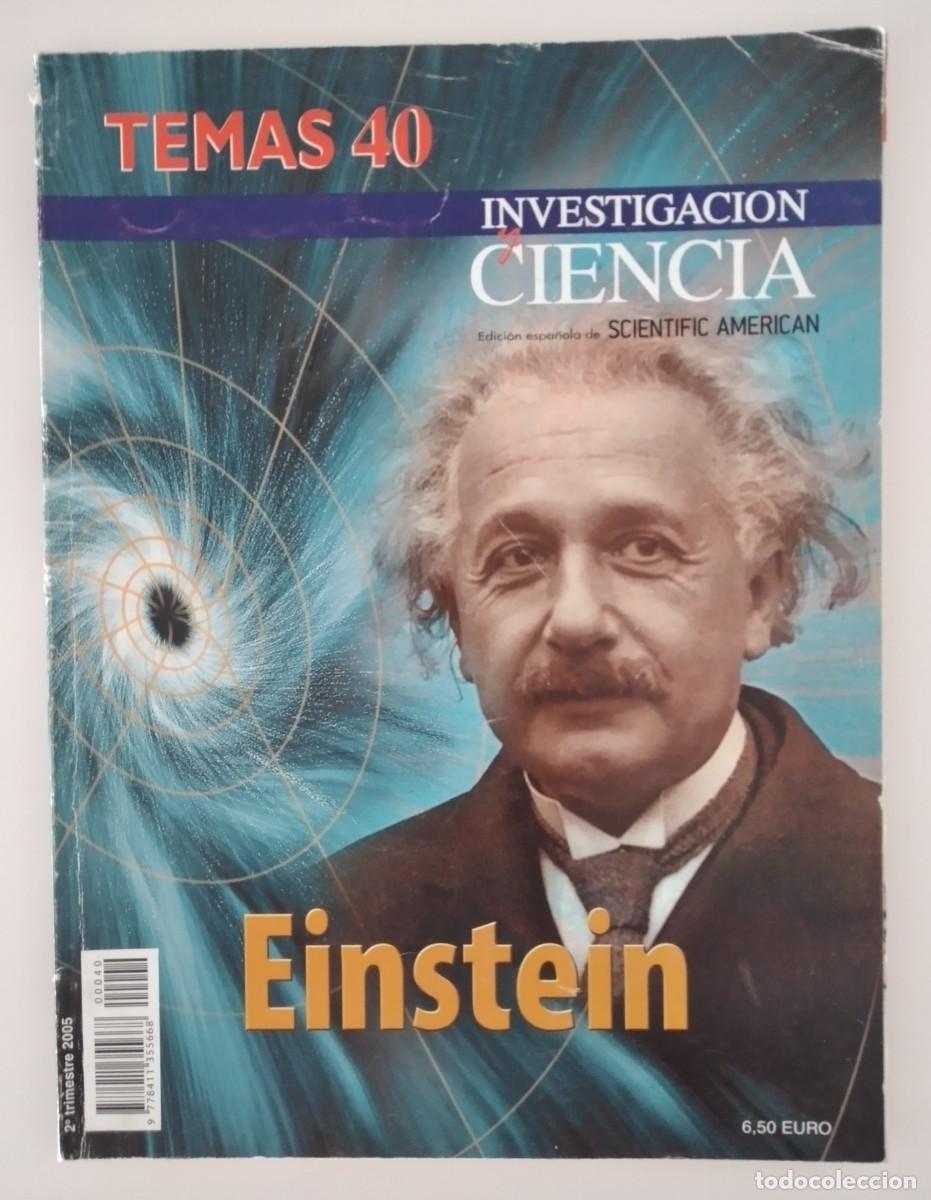 Coleccionismo de revistas y peri&oacute;dicos: Revista Investigaci&oacute;n y Ciencia (Ed. Espa&ntilde;ola de Scientific American). Temas 40: Einstein