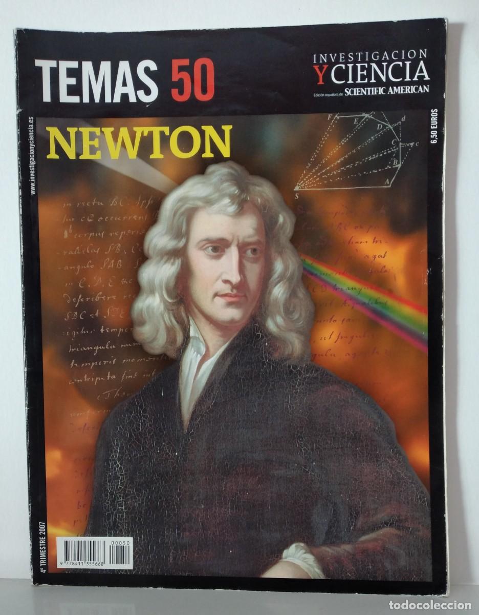Coleccionismo de revistas y peri&oacute;dicos: Revista Investigaci&oacute;n y Ciencia (Ed. Espa&ntilde;ola de Scientific American). Temas 50: Newton