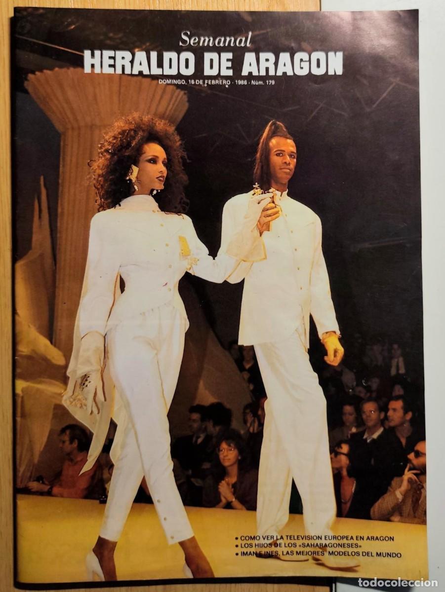 Coleccionismo de revistas y peri&oacute;dicos: REVISTA HERALDO ARAGON N&ordm; 179 1986 EMILIO BUTRAGUE&Ntilde;O EL LUTE LOQUILLO Y TROGLODITAS LOS NIKIS