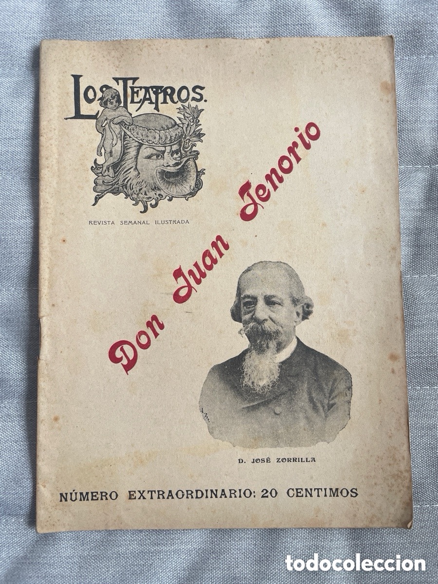 Coleccionismo de revistas y peri&oacute;dicos: Aoo 1903. Los teatros. Revista semanal ilustrada. Don Juan Tenorio.