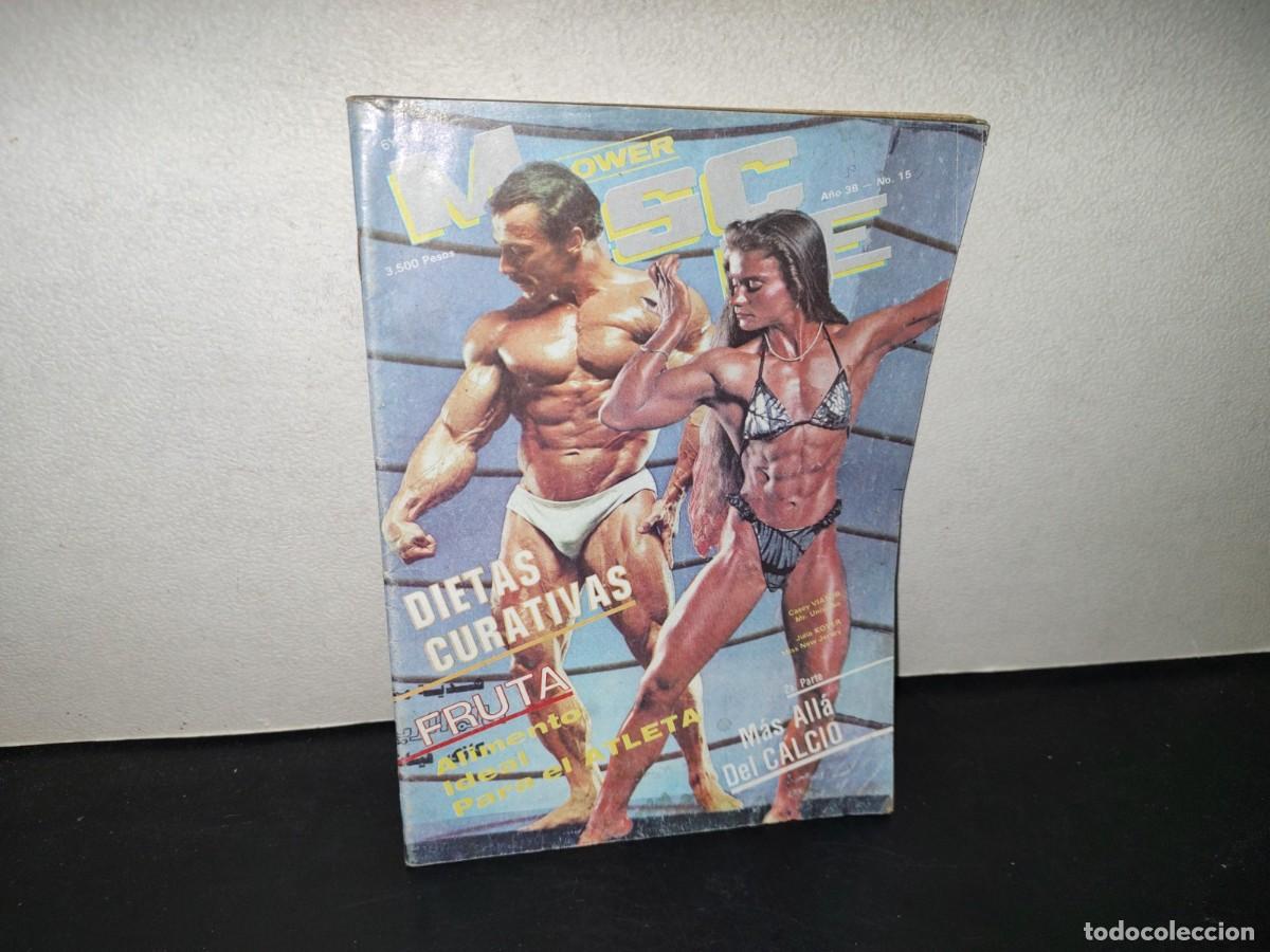 Coleccionismo de revistas y peri&oacute;dicos: 196- Revista De Culturismo Muscle Power. Casey Viator - A&ntilde;o 38, No. 15, 1991