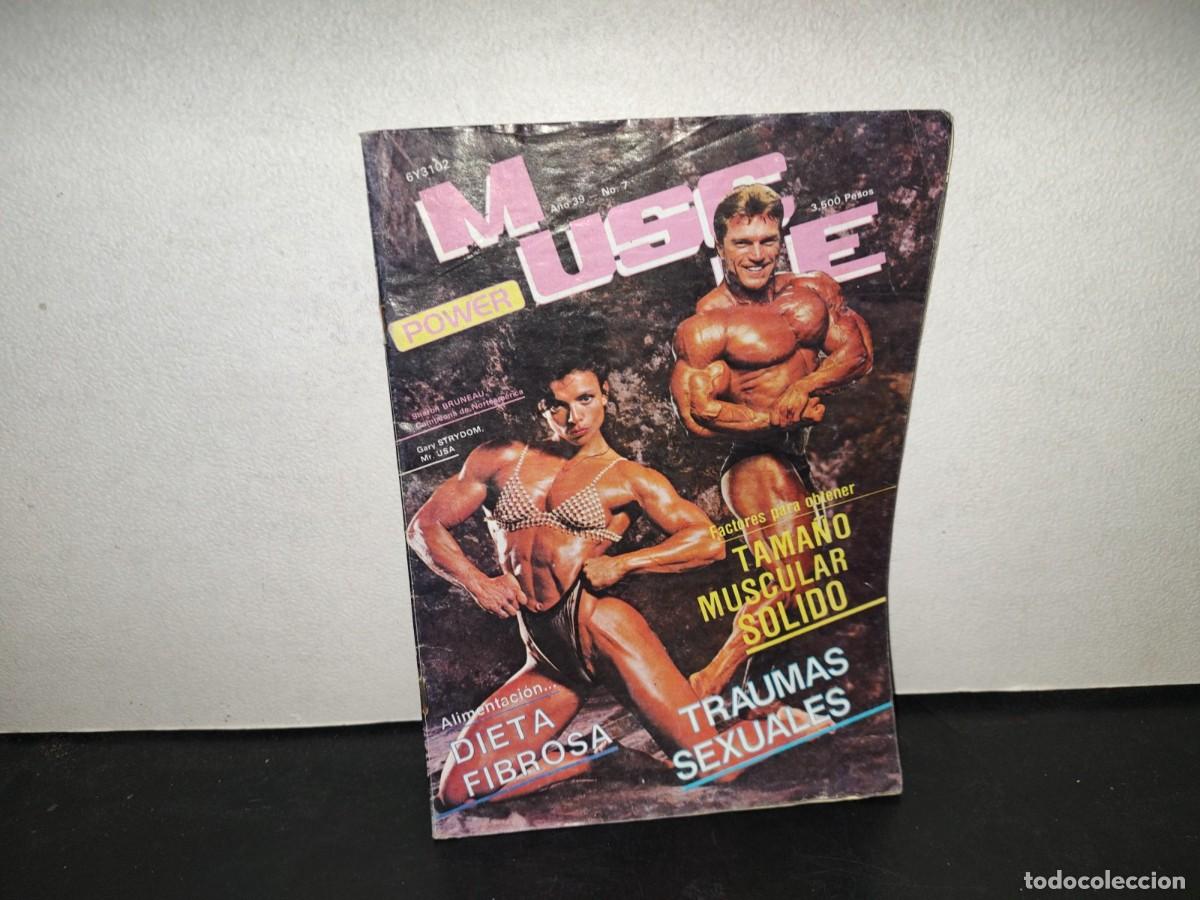 Coleccionismo de revistas y peri&oacute;dicos: 196- Revista De Culturismo Muscle Power. Gary Strydom - Tomo 7, A&ntilde;o 39, 1992