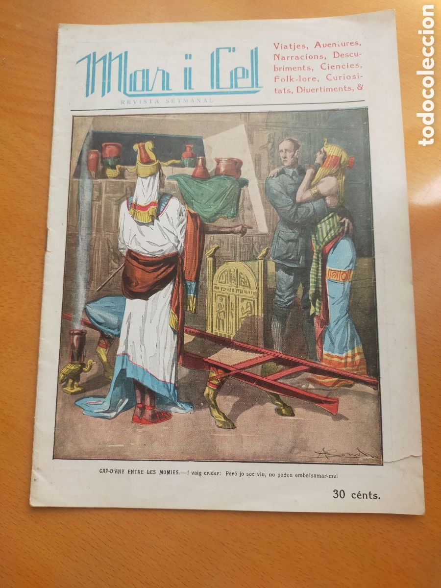 Coleccionismo de revistas y peri&oacute;dicos: REVISTA MAR I CEL n&uacute;m.6 Any ll