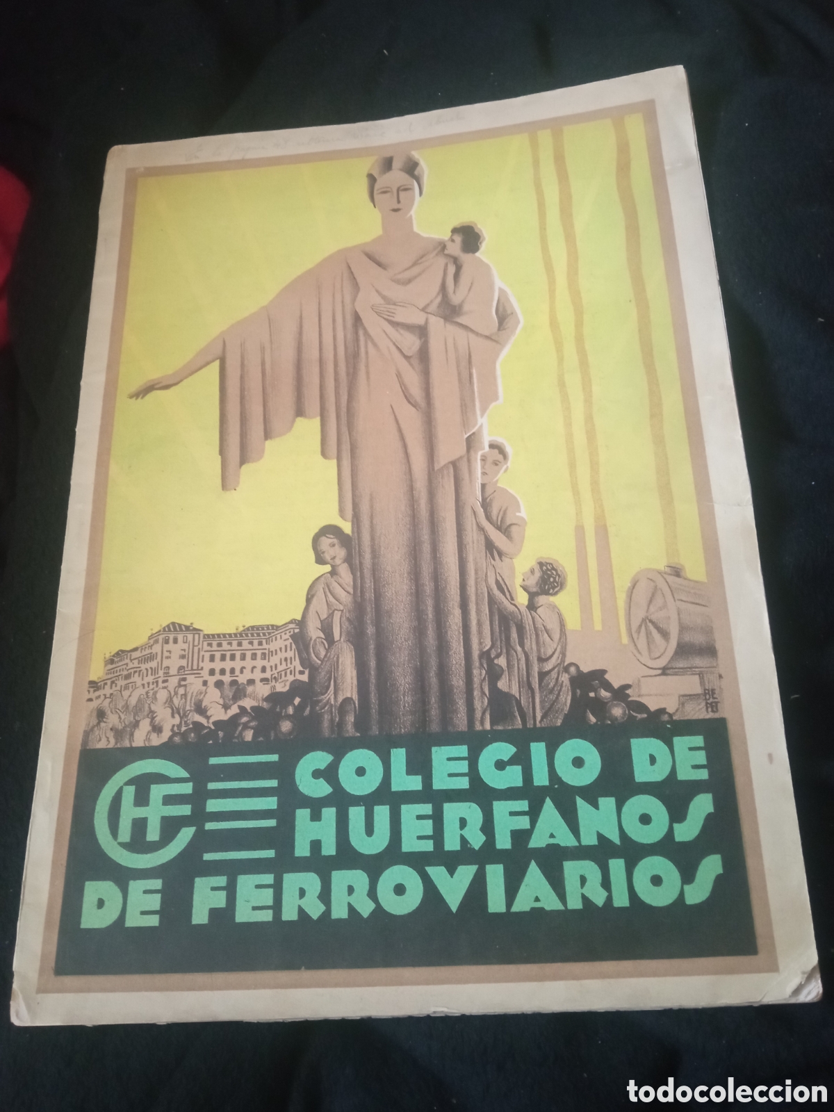 Coleccionismo de revistas y peri&oacute;dicos: Antiguo bolet&iacute;n, Colegio de Huerfanos Ferroviarios de 1930, tiene 48 p&aacute;ginas