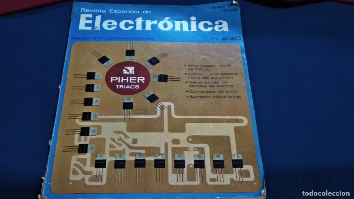 Coleccionismo de revistas y peri&oacute;dicos: REVISTA ESPA&Ntilde;OLA DE ELCTR&Oacute;NICA. N&ordm; 230. . ENERO 1974
