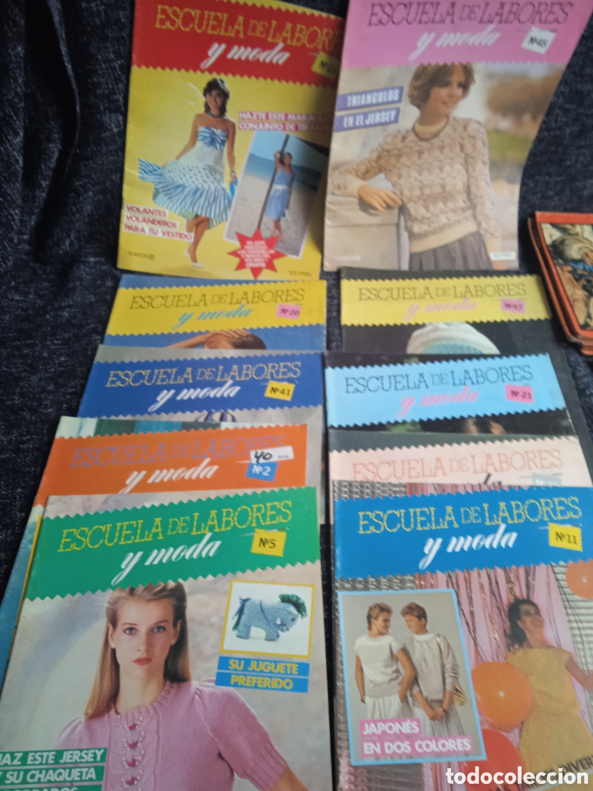 Coleccionismo de revistas y peri&oacute;dicos: FASCICULOS ESCUELA DE LABORES Y MODA LOTE DE 10 EJEMPLARES -ED. PLANETA
