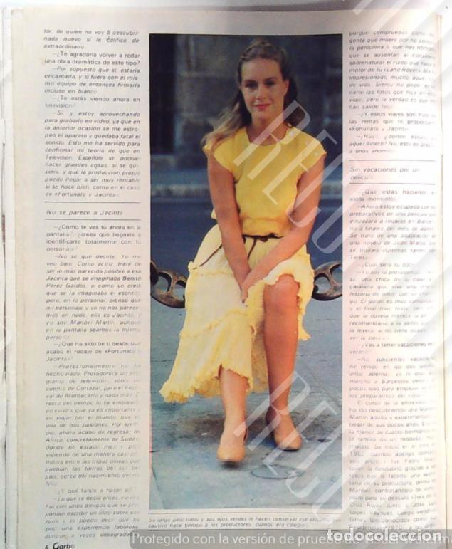 Coleccionismo de revistas y peri&oacute;dicos: MARIBEL MARTIN FORTUNATA Y JACINTA