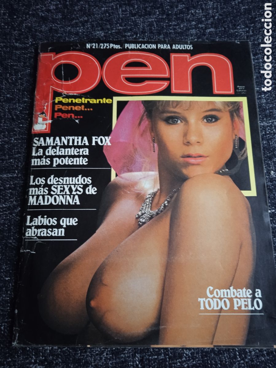 Coleccionismo de revistas y peri&oacute;dicos: REVISTA PEN N&ordm; 21 MADONNA, SAMANTHA FOX ( SEGUNDA EPOCA )