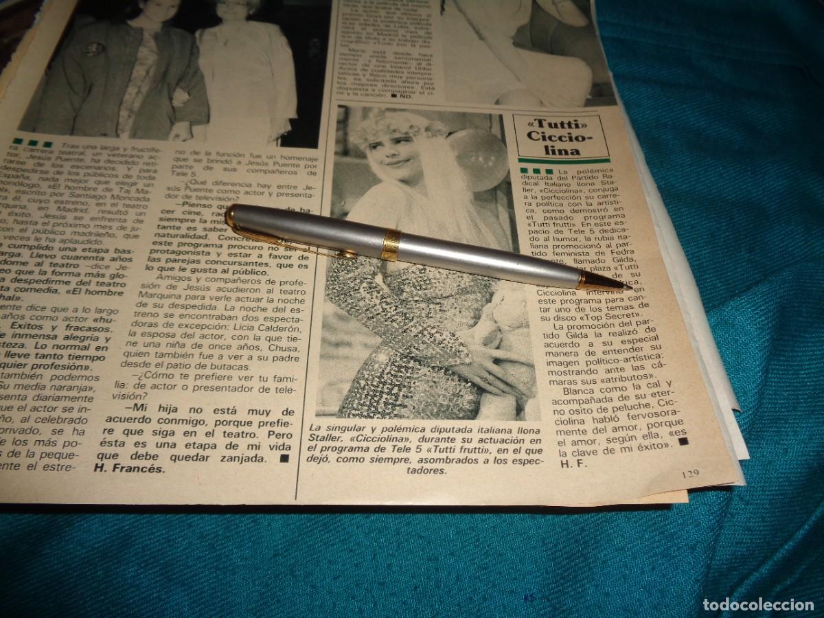 Sammeln von Zeitschriften und Zeitungen: RECORTE : LA CICCIOLINA. SEMANA, MAYO 1991