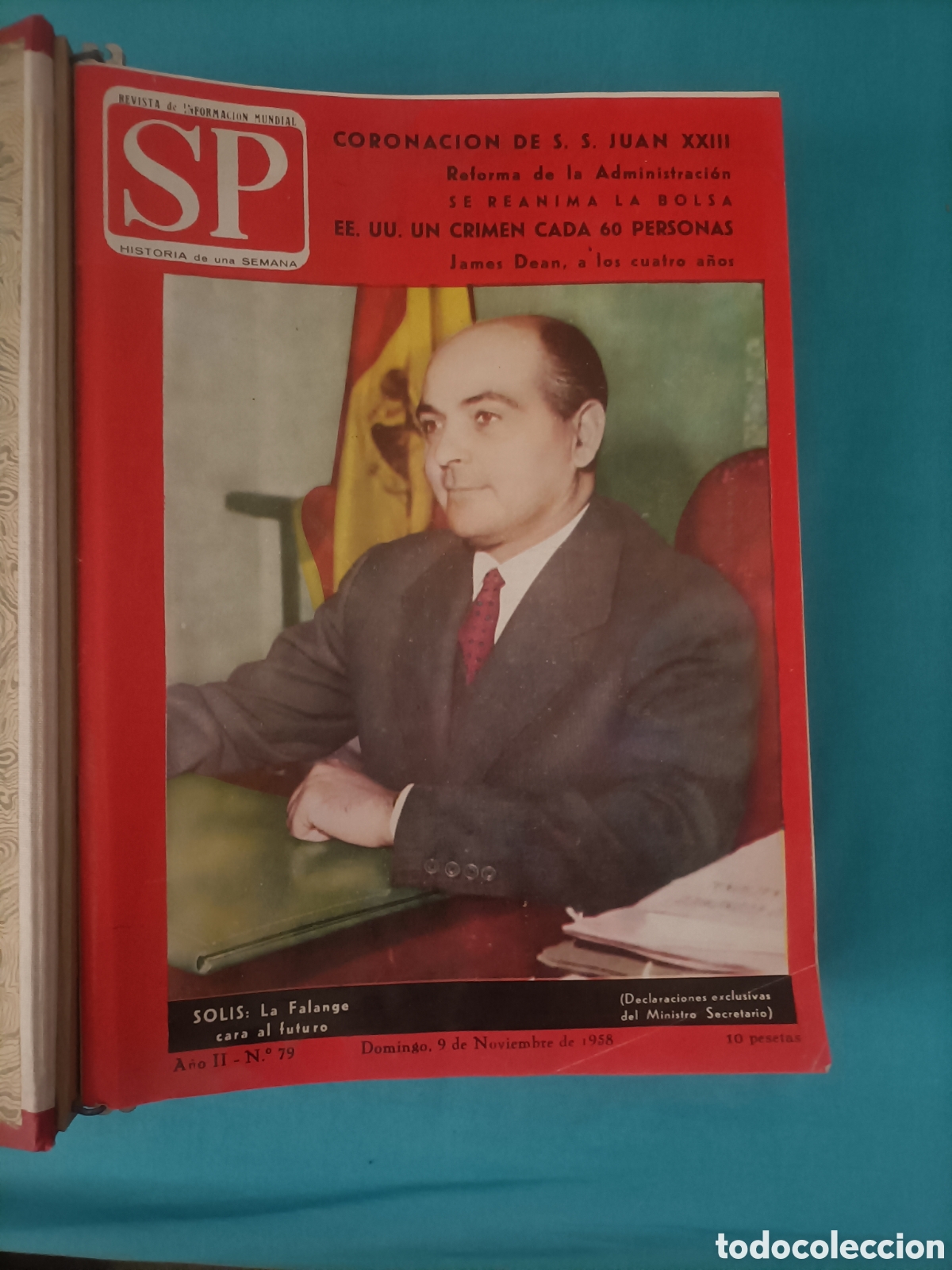 Coleccionismo de revistas y peri&oacute;dicos: Colecci&oacute;n completa 7 tomos revista SP ( 1957-1961)- Tapa dura, muy buen estado