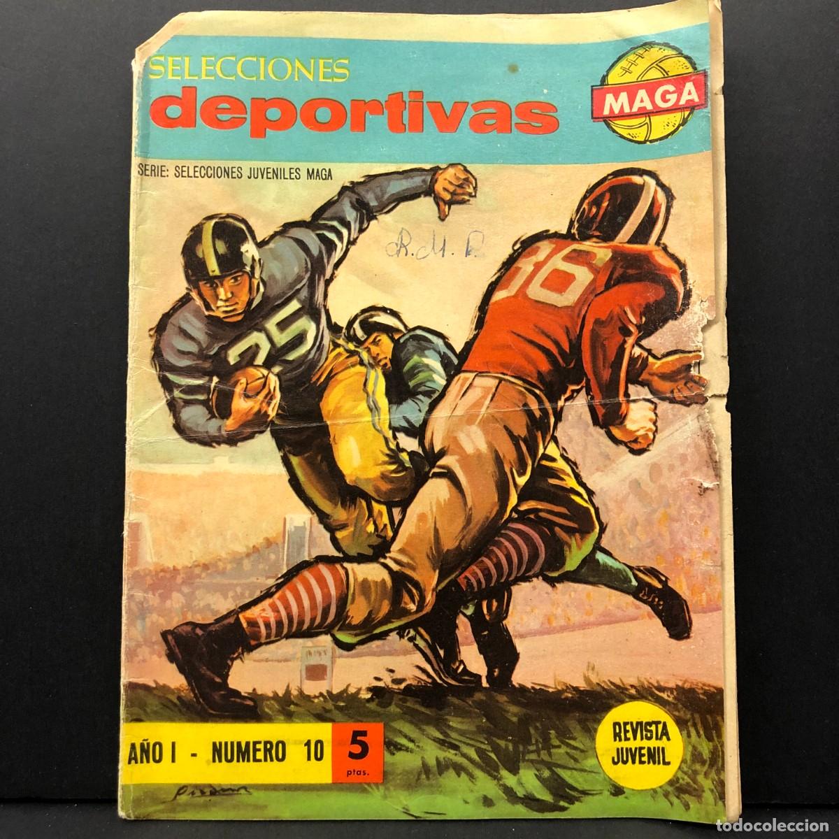 Coleccionismo de revistas y peri&oacute;dicos: SELECCIONES DEPORTIVAS - MAGA - A&Ntilde;O I, NUMERO 10 - REVISTA JUVENIL / 781