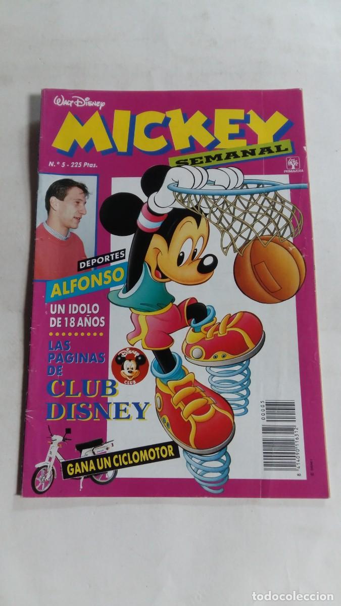 Coleccionismo de revistas y peri&oacute;dicos: Revista Mickey Semanal, N&deg;5, Editorial Primavera