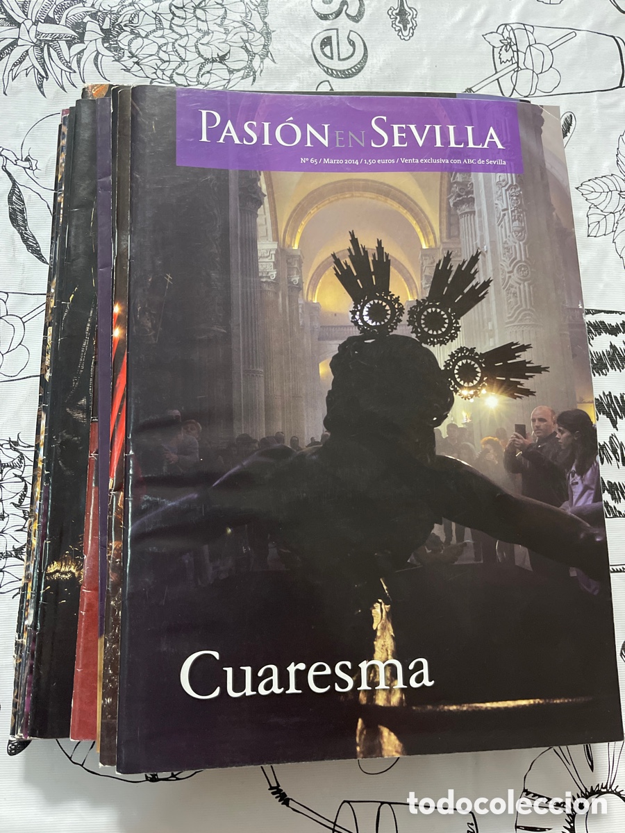 Coleccionismo de revistas y peri&oacute;dicos: Lote de 12 revistas de Pasion en Sevilla.