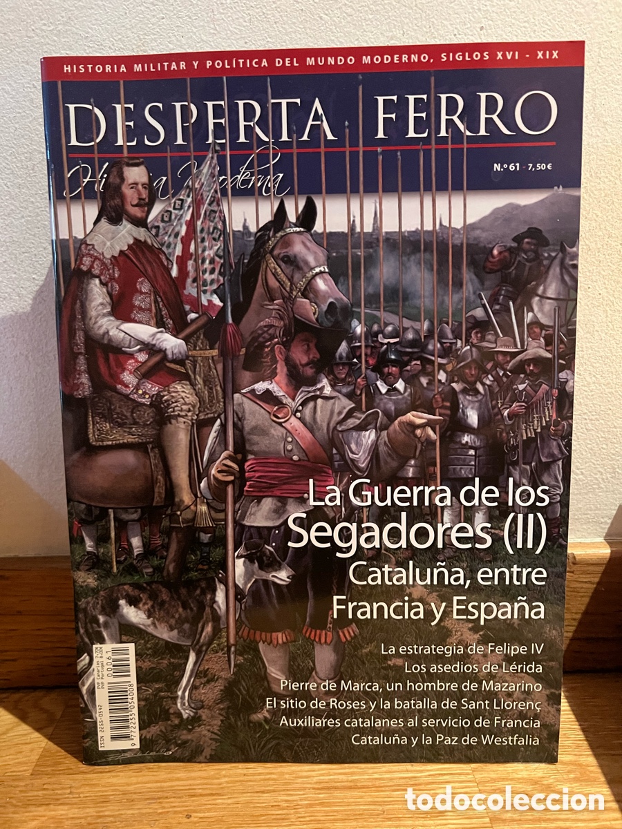 Coleccionismo de revistas y peri&oacute;dicos: Desperta Ferro n&uacute;mero 61 La Guerra de los Segadores (II)