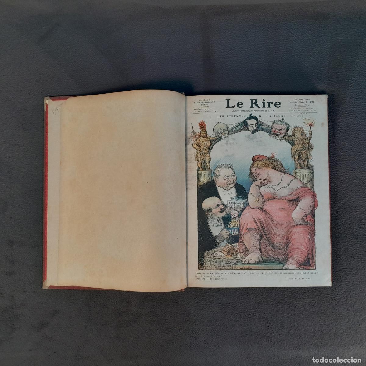 Coleccionismo de revistas y peri&oacute;dicos: L-5515.RECOPILACI&Oacute;N 30 N&Uacute;MEROS REVISTA &rdquo;LE RIRE&rdquo;. DEL 570 AL 600 (FALTA LA N&ordm;572) A&Ntilde;O 1914.