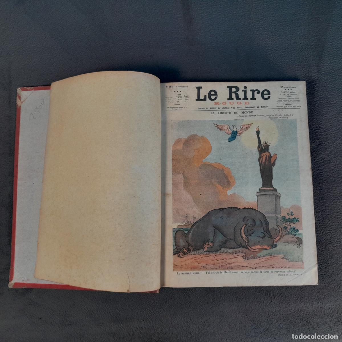 Coleccionismo de revistas y peri&oacute;dicos: L-73.RECOPILACI&Oacute;N 51 N&Uacute;MEROS REVISTA &rdquo;LE RIRE&rdquo;. DEL 164 AL 214 A&Ntilde;O 1918.