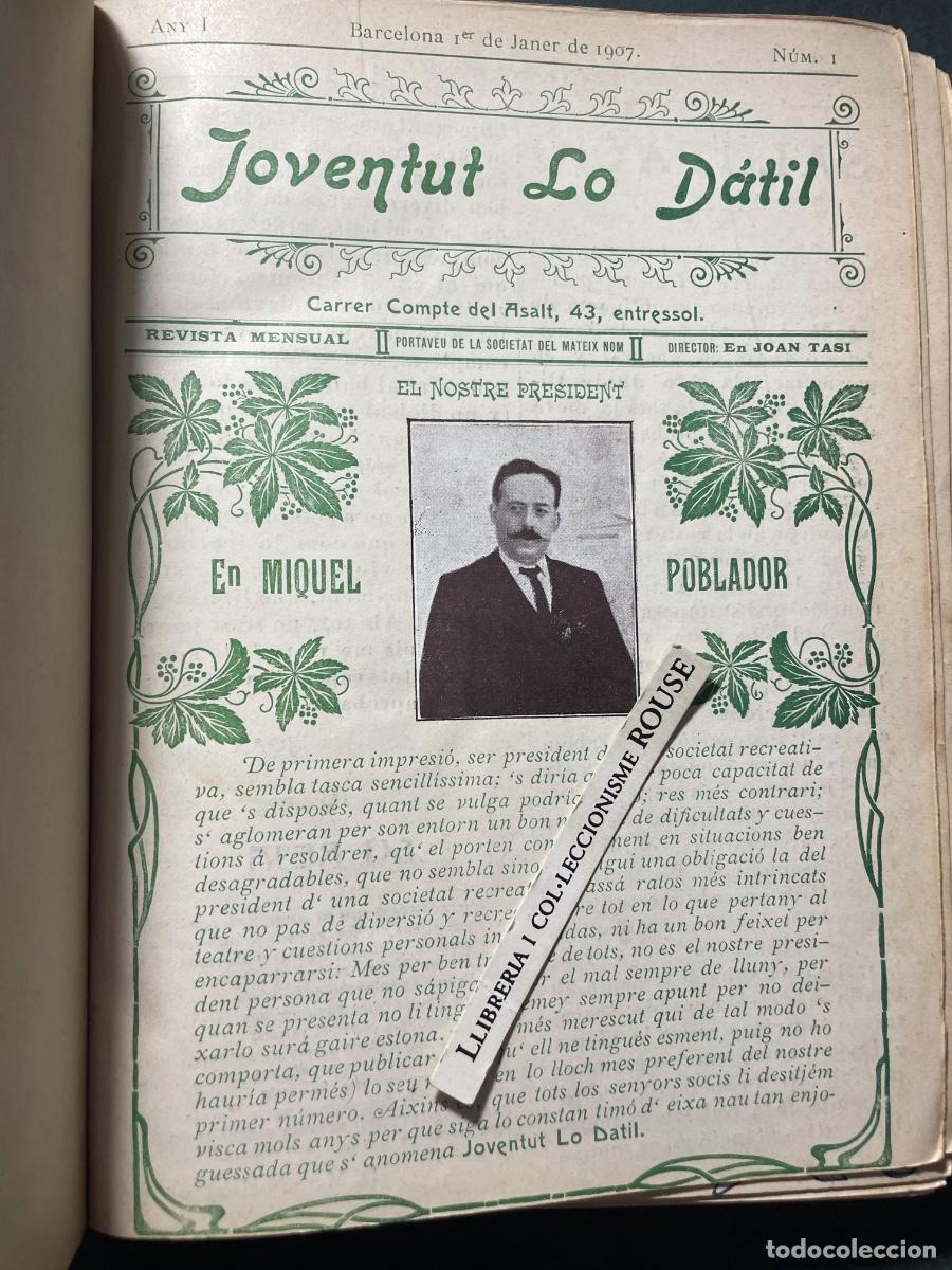 Coleccionismo de revistas y peri&oacute;dicos: ANTIGUA Y MUY RARA PUBLICACI&Oacute;N - BARCELONA 1907-1908 - JOVENTUT DEL D&Aacute;TIL - DESPUES UNI&Oacute;N FAMILIAR ,