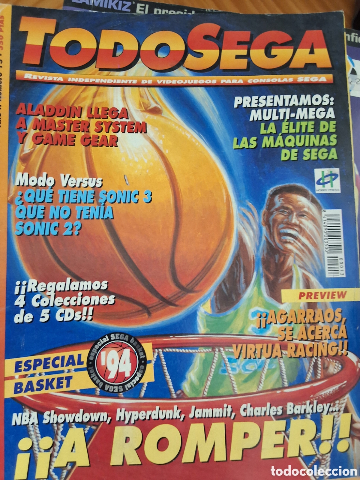 Coleccionismo de revistas y peri&oacute;dicos: Todo sega revista consolas n&uacute;mero 13 a&ntilde;o 1994/4