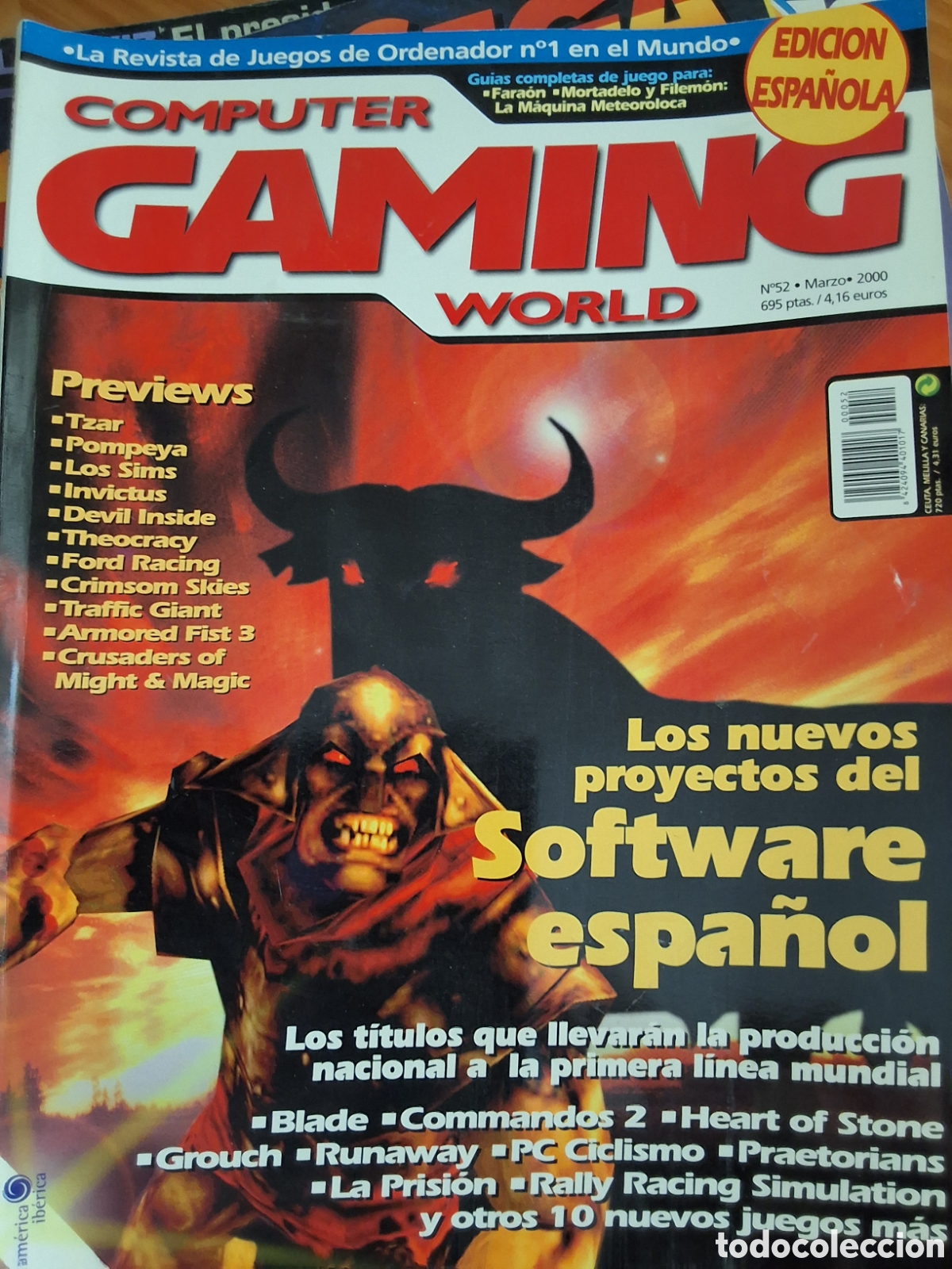 Collectionnisme de Revues et Journaux: Computer gaming world revista juegos n&uacute;mero 52 a&ntilde;o 2000/3
