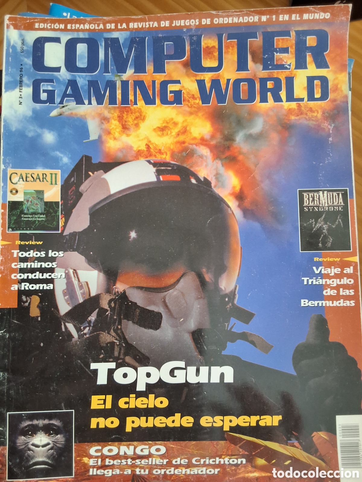 Coleccionismo de revistas y peri&oacute;dicos: Computer gaming world revista juegos n&uacute;mero 3 a&ntilde;o 1996/2