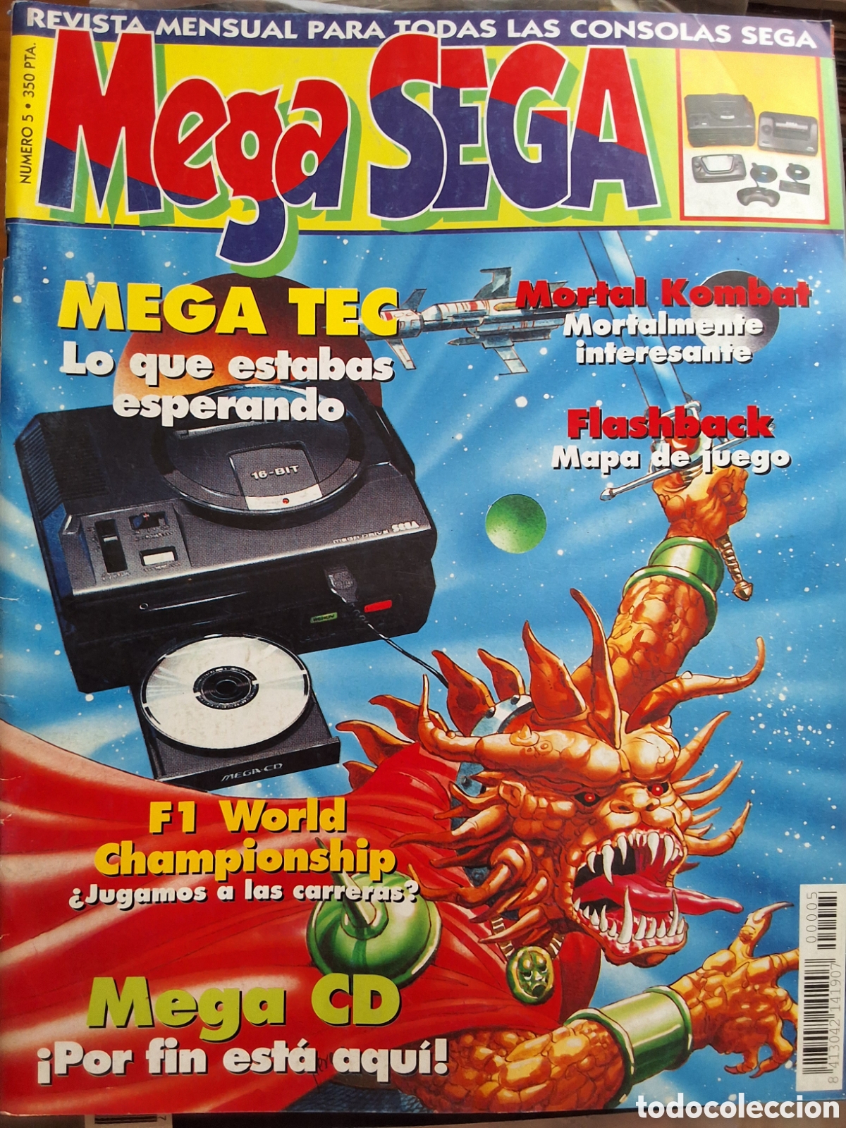Collezionismo di Riviste e Giornali: Mega sega revista consolas n&uacute;mero 5