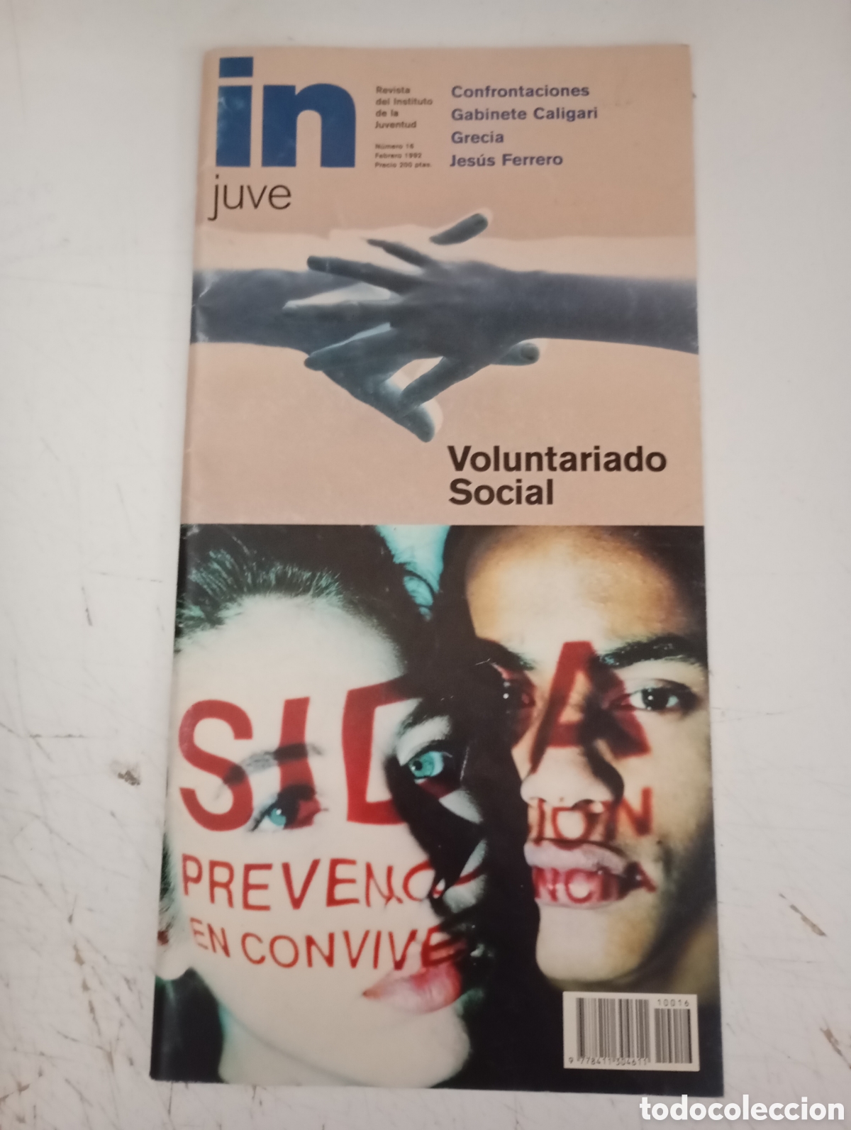Coleccionismo de revistas y peri&oacute;dicos: INJUVE n&uacute;mero 16 - REVISTA DEL INSTITUTO DE LA JUVENTUD - Gabinete Caligari / Jes&uacute;s Ferrero