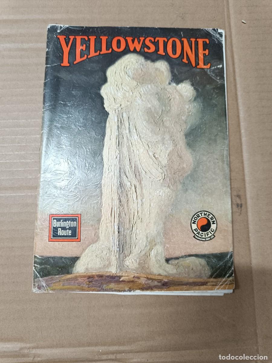 Coleccionismo de revistas y peri&oacute;dicos: ANTIGUA REVISTA DE 1927, PARQUE NACIONAL YELLOWSTONE, CON MAPA, USA PARK ESTADOS UNIDOS -P3