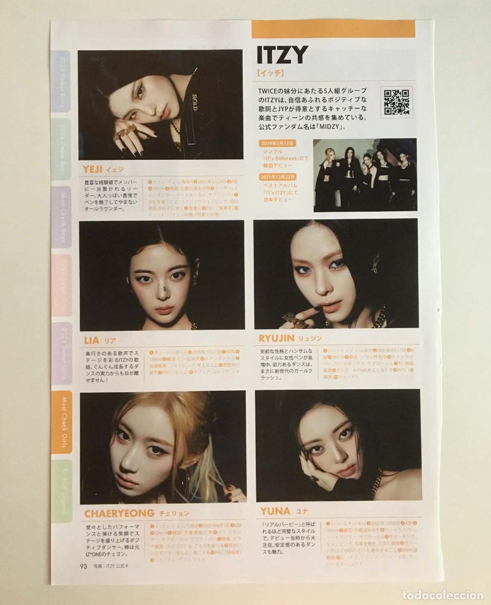 Collectionnisme de Revues et Journaux: Blackpink TWICE Red Velvet ITZY Clipping Set 8 Pages A4 K-Star Idol Directory 2025 Japanese Magazine
