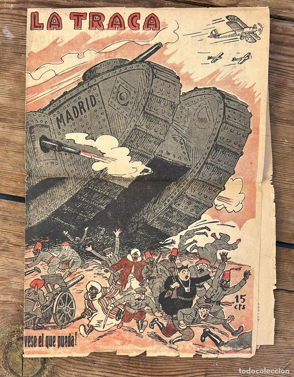 Coleccionismo de revistas y peri&oacute;dicos: REVISTA LA TRACA VALENCIA 16 DE DICIEMBRE DE 1936 N&ordm; 1165