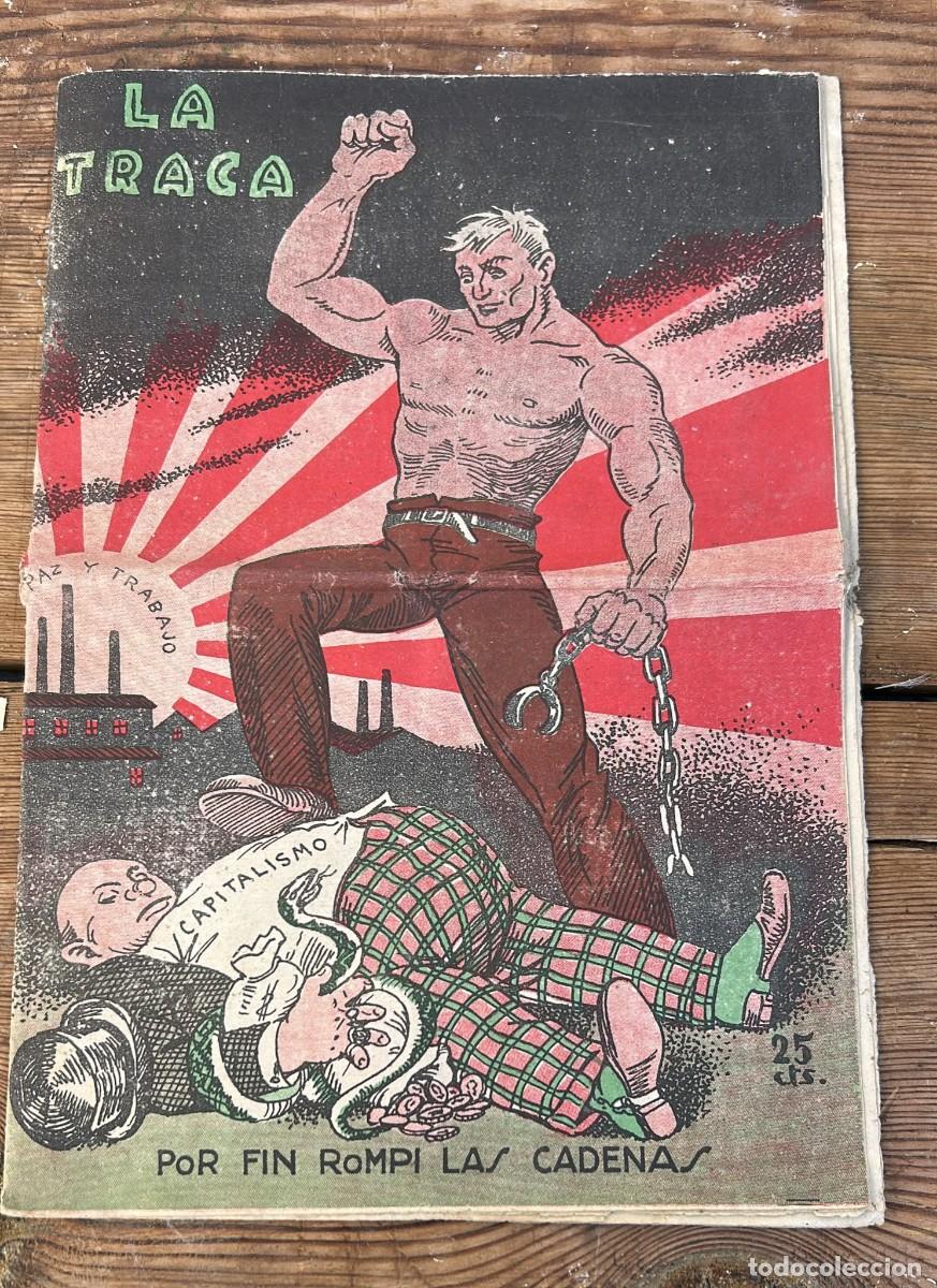 Coleccionismo de revistas y peri&oacute;dicos: REVISTA LA TRACA VALENCIA 10 DE FEBRERO DE 1937 N&ordm; 1173
