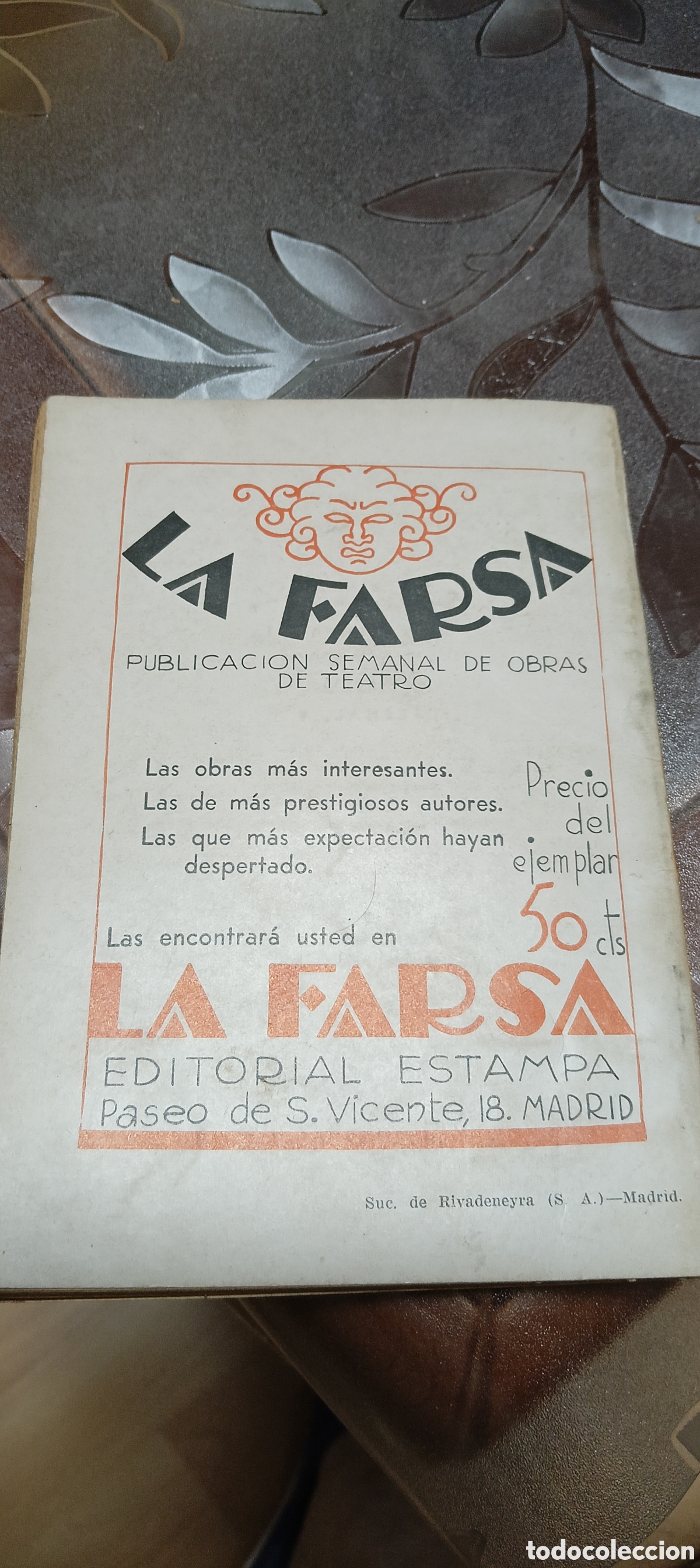Coleccionismo de revistas y peri&oacute;dicos: Revista La Farsa. . . .
